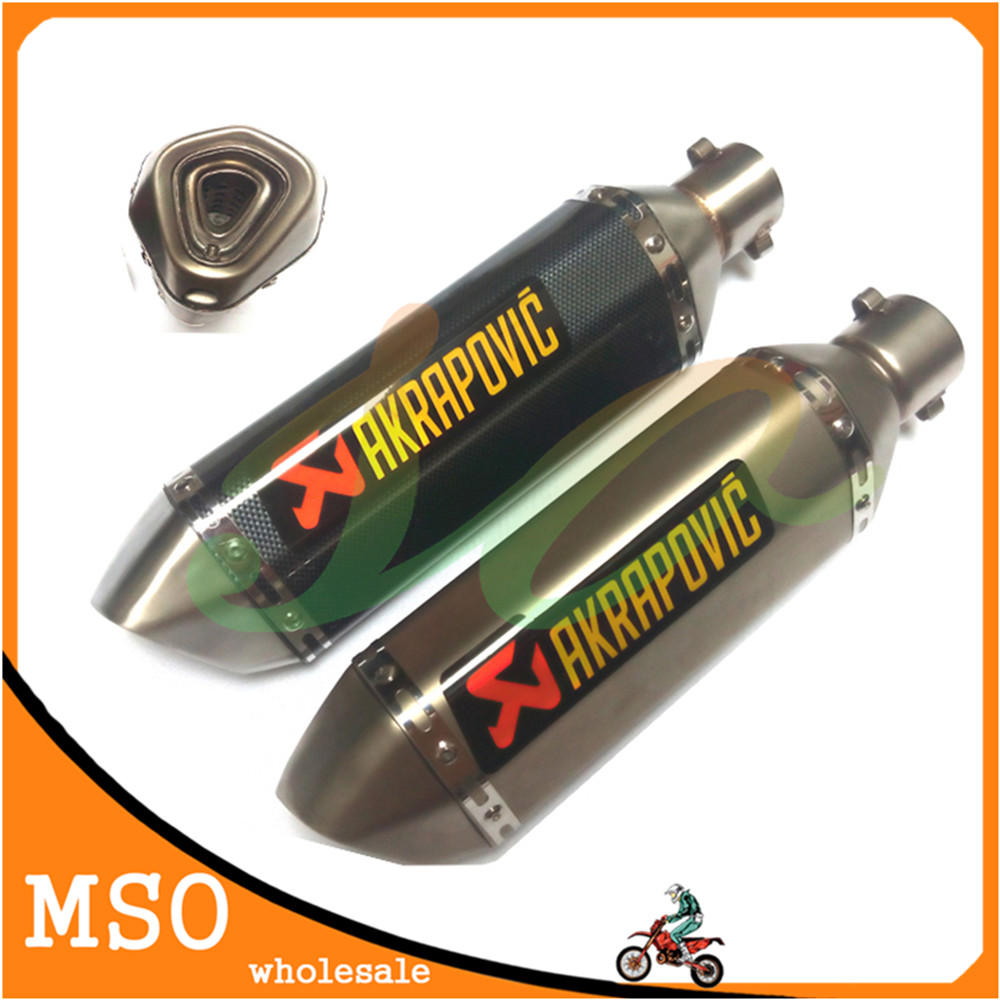 hot sale motorcycle exhaust pipes muffler modify pipe motordike motocross scooter 51mm exhaust pipe For honda CRF450R 2002 2003