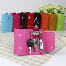 Pu Leather Quality Brand Hot Sell New Fashion Style Solid Key Wallets Bag Car Housekeeper Holders