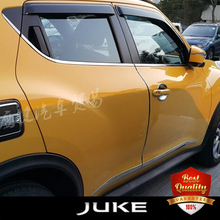 Free shipping High Quality Stainless Steel window frme trims fit for NISSAN JUKE 2010-2014 Auto window decoration cover