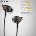 Headphones For Mobile Phone Rock Zircon 3 5mm Luxury Stereo Earphone Headset In Ear Handsfree Earbuds