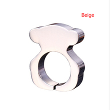 Trend brand anillos bear silver color bear Accessories ring Hot Sale stainless steel jewelry women lovely