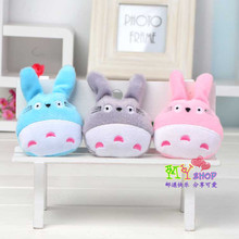 Super Kawaii NEW 8CM TOTORO Stuffed TOY Plush Phone Charm Strap Lanyard Pendant TOY BAG Key Chain Charm Bouquet TOY DOLL