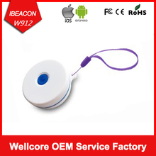 Free Shipping Nordic Ibeacons Waterproof Ibeacon nRF51822 Outdoor Use ibeacon with Power Button and LED Battery