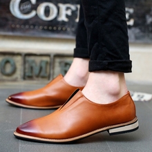 2016 Spring Autumn Loafers Men Oxford Flat Shoes Top brand Men Moccasins Shoes Leather Men Shoes Casual zapatos hombre