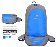 Famous Brand Best Quality Super Light Nylon Bag Fashion Folding Cycling Backpack 40PCS lot