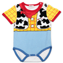 High Quality Newborn cotton baby rompers baby costume baby boy clothing Cartoon Short sleeves similar carters