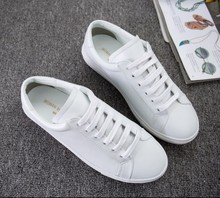 2016Free Shipping Hot! Women Shoes New Fashion Spring Shoes White Casual Female Student White Women Shoes Thick Crust