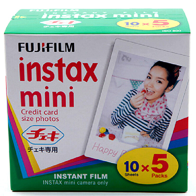 Подлинная 50 Листов Белый Край Fuji Fujifilm Instax Мини 8 Пленочной Для 8 50 s 7 s 7 90 25 SP-1 Мгновенный Камеры Polaroid Фотобумаги