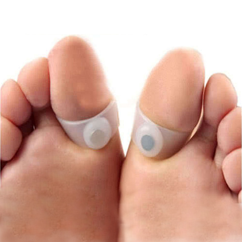 50pair Silicone Magnetic Massage Foot Toe Ring Keep Fit Slimming Lose Weight Health Care