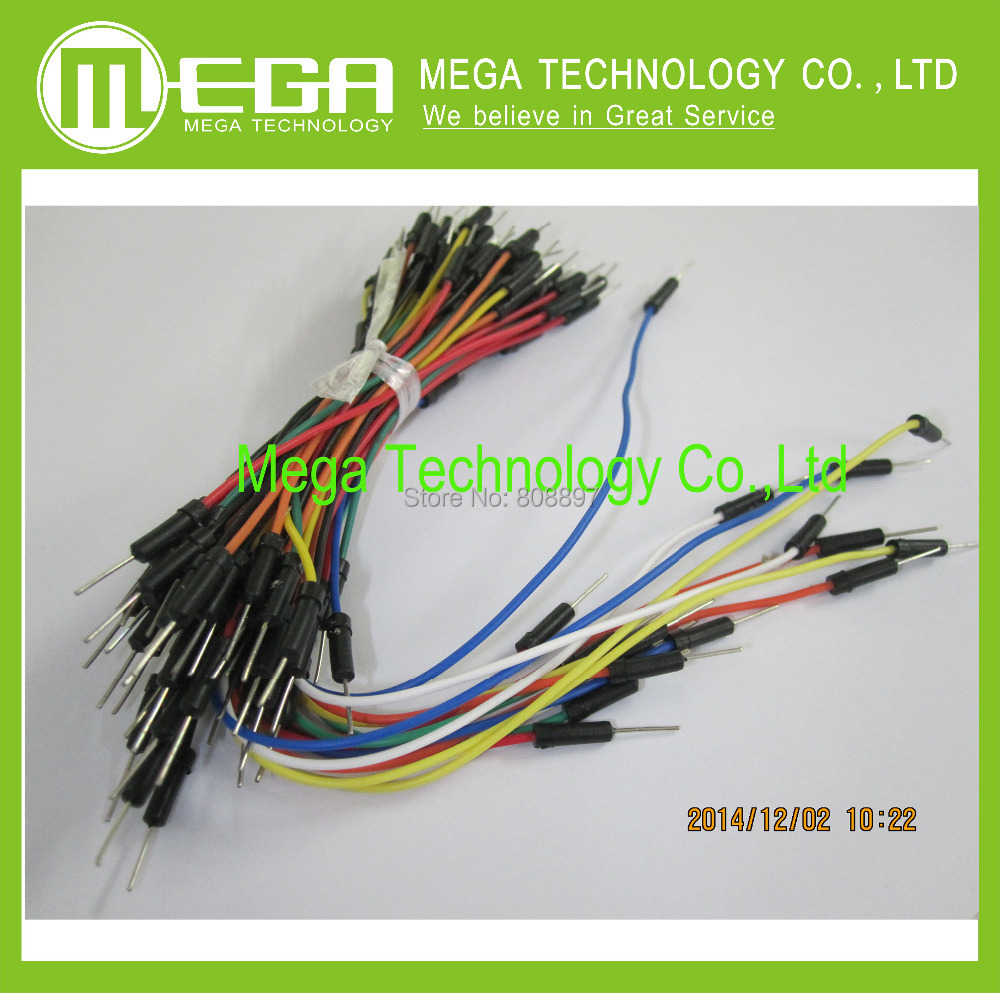 Free shipping ,65pcs=1pack ,New Solderless Flexible Breadboard Jumper wires Cables .HOT sell !!!