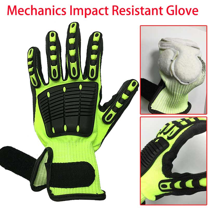 NMSafety Anti Vibration Oil Safety Glove Shock Absorbing Mechanics
