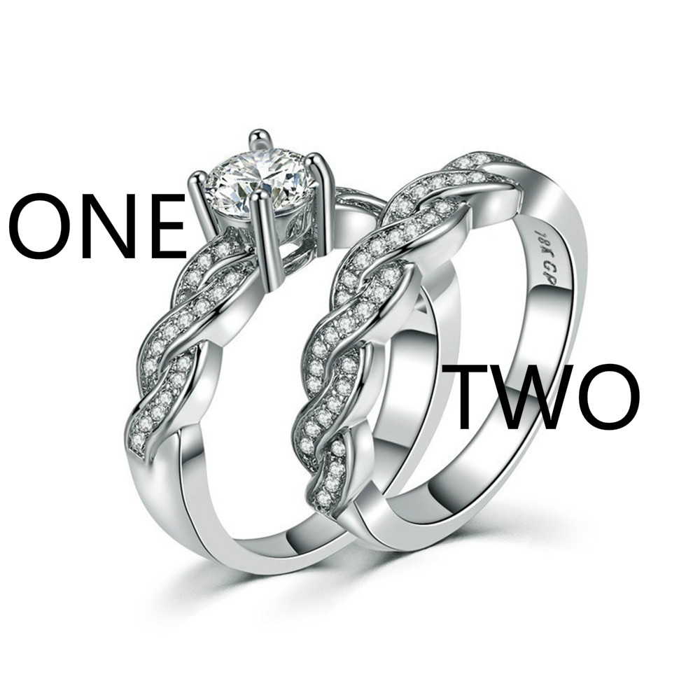 Bvshou01 New Set Of Rings Wedding Ring Set Men And Women Couple Ring