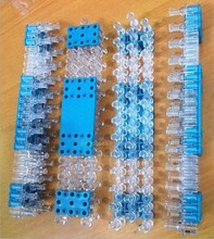 Nuevo 2015 moda rubber band loom kit para DIY pulseras del encanto tejer bandas marco gancho envío gratis M112