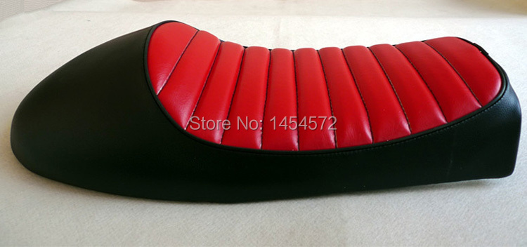CG125 Seat Black Red version-1