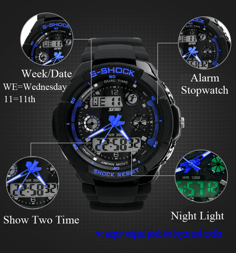 Resistant water sport watch   