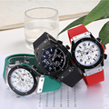 2016 Sports Watches Men Waterproof Chronograph Auto Date Casual Silicone Military Watch Luxury MEGIR Brand 2518