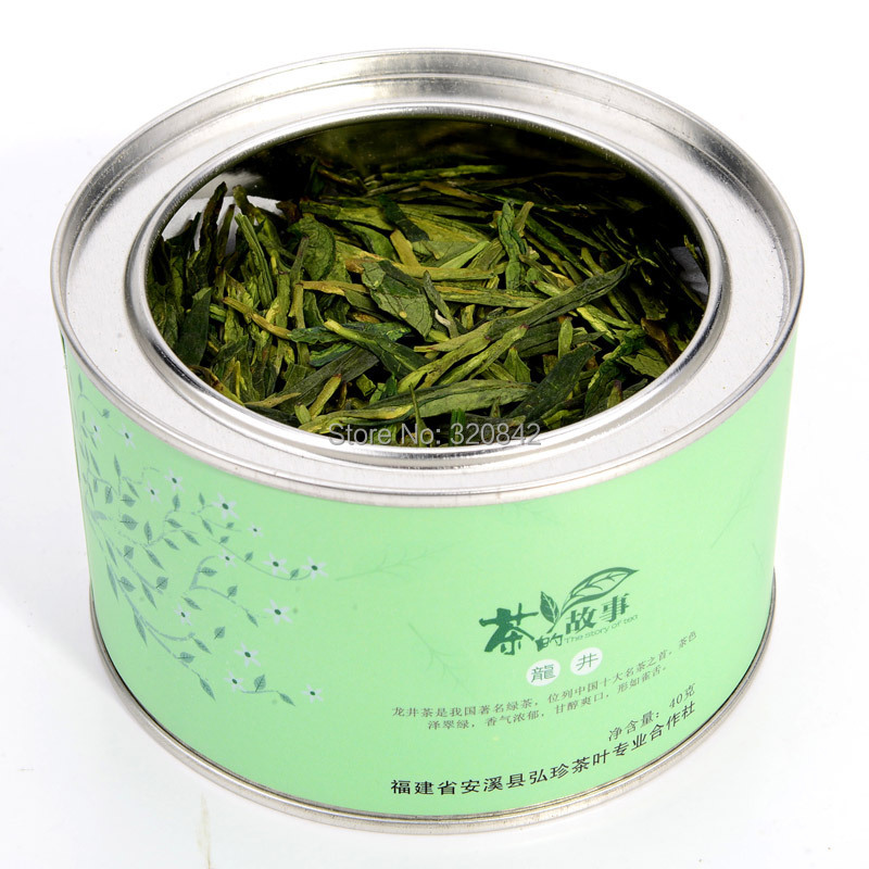 Longjing green tea Longjing tea leaves spring new green tea before rain authentic 40g with gift