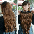 3 pcs lot Women and Girls 5 Clip in Hair Extensions Long Curly Hair Extension