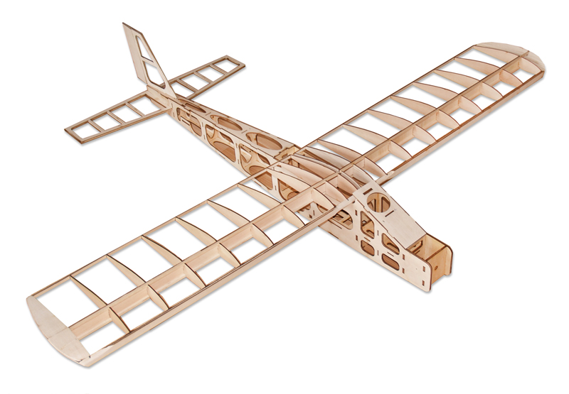 Balsa Wood Airplane Model Cloud Dancer Balsa Kit Laser Cut Building 