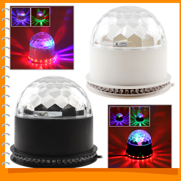 Glam RGB Color Changing LED Magic Ball Light Disco Stage Lighting Effect Crystal Magic Ball Lamp for KTV DJ Bar Party Club