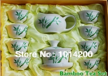 New coming Ceramic bone cooking tools China kungfu tea sets suit gift box 10pcs a set