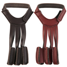 Archery Protect Glove 3 Fingers For Pull Bow arrow Leather Shooting Gloves New