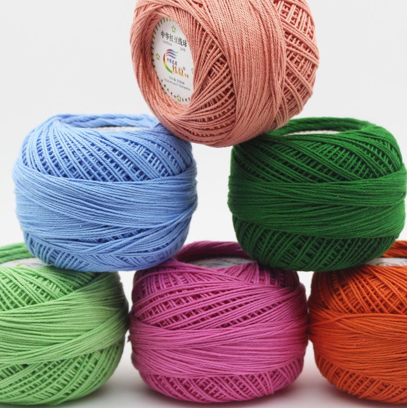 300g/lot 3# Crochet Cotton Yarn Thin Yarn Lace Cotton Crochet Yarns For