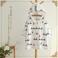 2016 Autumn New Arrivals Women s Coat Mori Girl Hooded Casual Jacket Linen Cotton Fabrics Printing