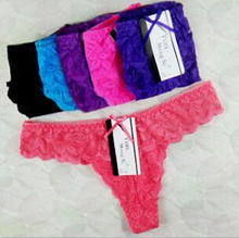 Free ship Hot Sale High Quality women’s panties bragas underwear Thong wholesale sexy lace g-string T pants underpants 5011502