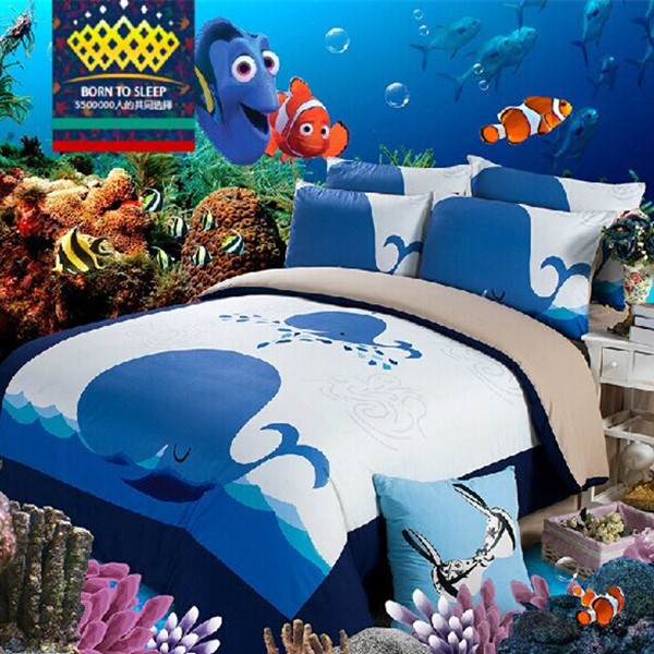 Twin Bed Set Whale Twin Bed Set Whale