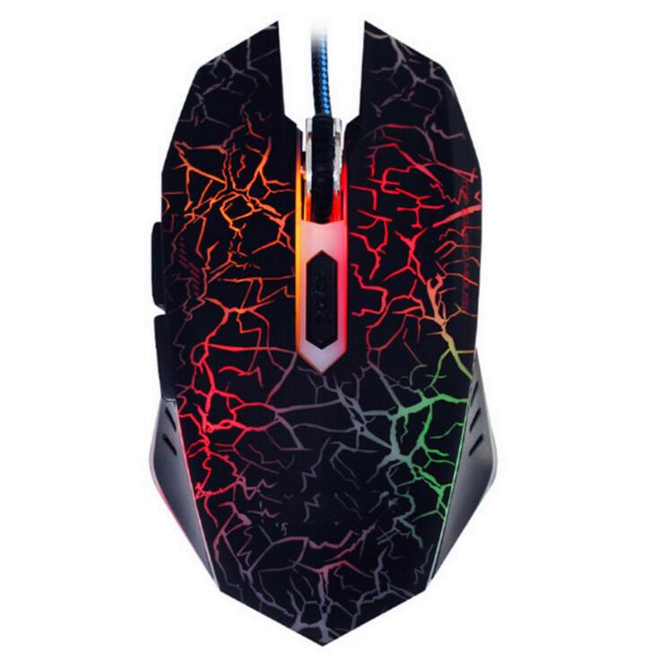 Gaming Mouse Optical Mouse 4000 DPI 6 Button Led Mouse Optical USB Wired Gaming Mice Computer Mouse Gamer 7 LED color Changing