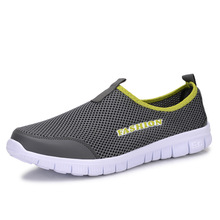 2016 men shoes plus size 39-46 slip-on men casual shoes lazy mesh breathable super soft light men shoes zapados