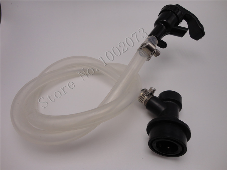 20 (50CM) Beer Line With SQUEEZE FAUCET PICNIC TAP and Ball Lock Disconnect for Homebrew (5)