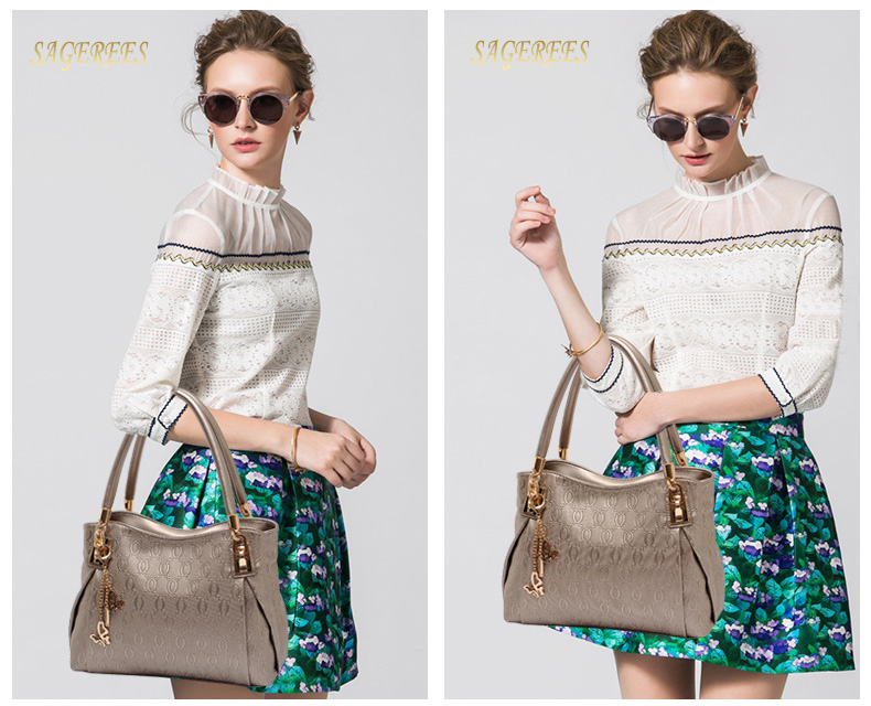 2015 Fashion Brand 3 Sets Bags High-grade Pu Leather Handbag Women