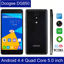 Original Doogee Hitman DG850 MTK6582 Quad Core Android 4.4 Smartphone 5 Inch IPS 1280X720 16GB ROM 13MP GPS 3G WCDMA Cellphone