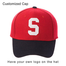 100 pcs/lot cotton custom embroidery cap