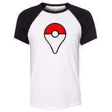 iDzn Unisex T-shirt Pokemon Go Plus Poke Ball PokeBall Catch Pikachu Art Pattern Raglan Short Sleeve Men T shirt sports Tee Tops