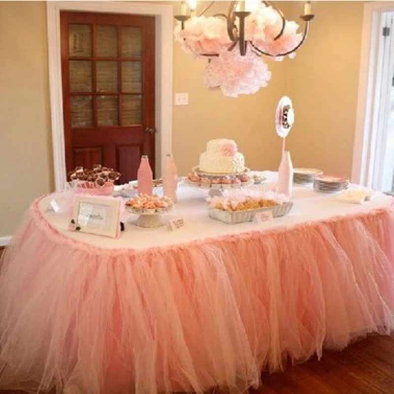 Queen Snowflake Tutu Table Skirt Custom Winter Wonderland Tulle Tutu Table Skirt Wedding Birthday Baby Shower Party Decoration