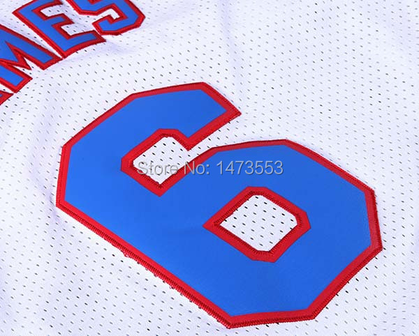 #6 LeBron James White Tunesquad Jersey_01