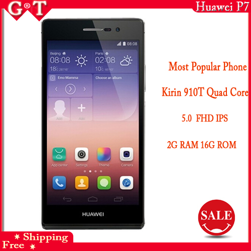 Huawei Ascend P7 4G LTE Cellphone Quad Core 1 8GHz Single Sim Android 4 4 Smartphone