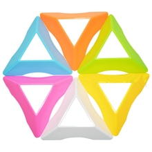 Candy Color Speed Magic Cube Base Holder Cube Stand Toys For Kids – Random Color