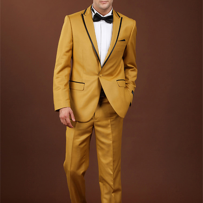 Gold Anzug-Kaufen billigGold Anzug Partien aus China Gold Anzug