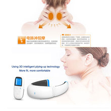 New Massage Using 3D Intelligent Plying-Up Technology Neck Massager For Cervical Wireless Remote Control KTR-103 Free Shipping