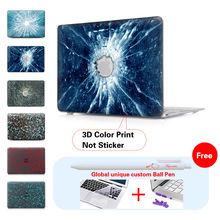Bullet Through Glass Laptop Sleeve Protective Cover For Notebook Apple Laptop Macbook Air Case For Mac Case A1278 A1286