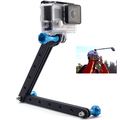 Aluminum Extension Arm Mount Holder for GoPro HERO 2 3 3 4 Cameras Blue OS019