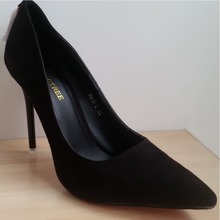 2016 Pointed Toe Suede 11cm Women High Heels Ladies Sexy Wedding Shoes Fashion Women stilettos Pumps