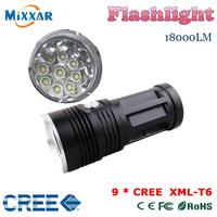 zk50 led flashlight MI 9 18000 lumen Camp Hunting Torch 9x Cree XM L T6 tactical