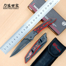 Cold Steel Folding Black Blade Knife Utility Camping Knife  hunting knife Tactical Knives Free Shipping