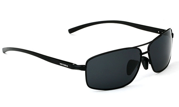 Black 2015 Aluminium Polarized Sunglasses Aviator Wayfarer Outdoor Driving Sun Glasses