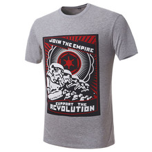 Fashion T Shirt Men Star Wars Revolution Camisa Masculina Shirts Round Neck Top Tees Short Sleeve Clothing